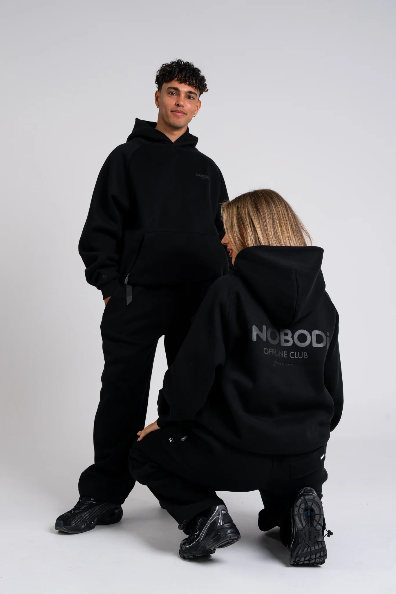 Offline Hoodie - Black - Image 3
