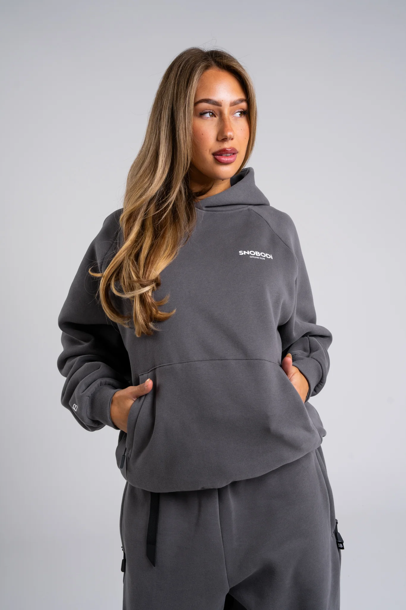 Offline Hoodie - Charcoal - Image 7