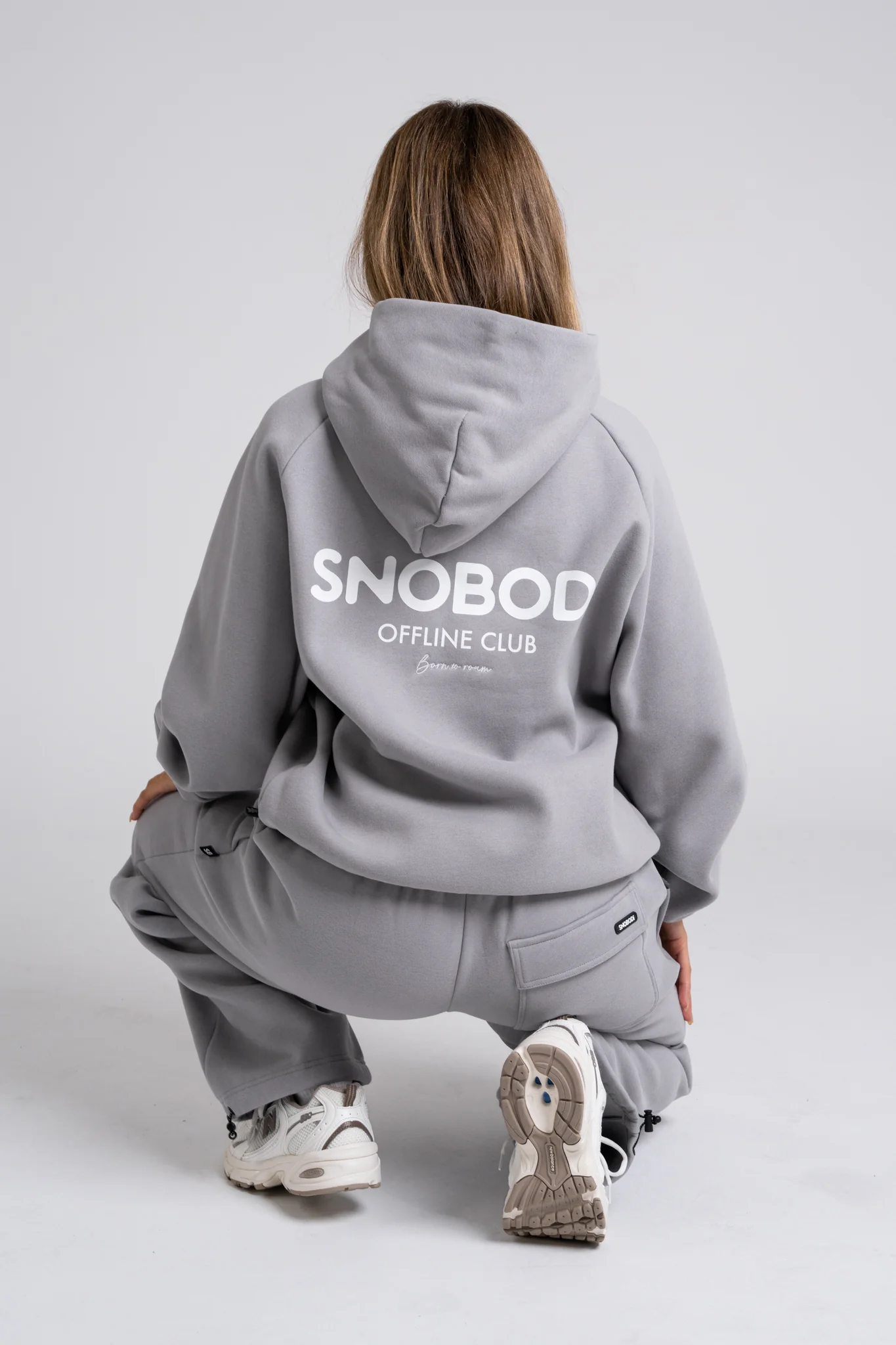 Offline Hoodie - Light Grey - Image 9