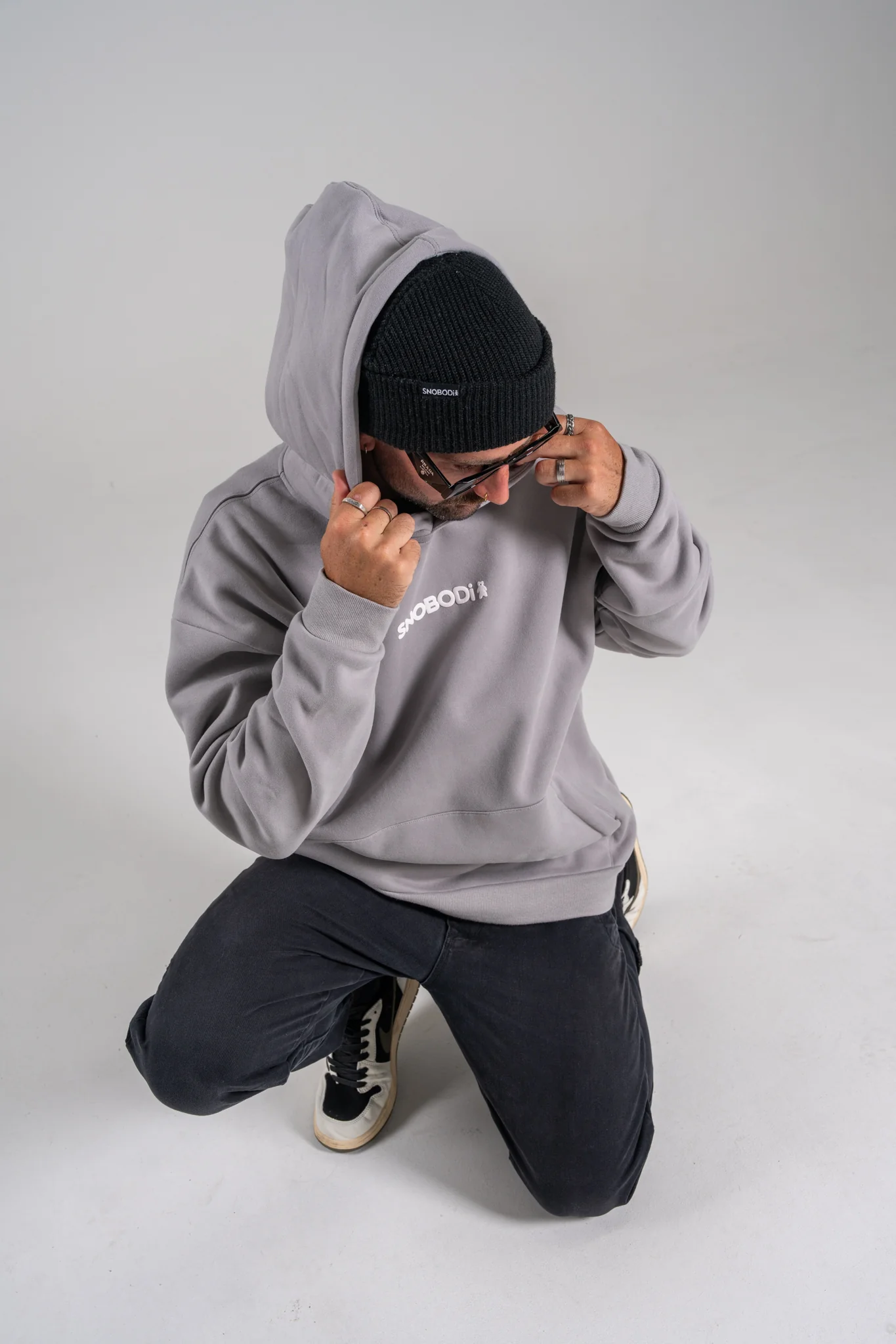 Venture Hoodie - Light Grey - Image 5